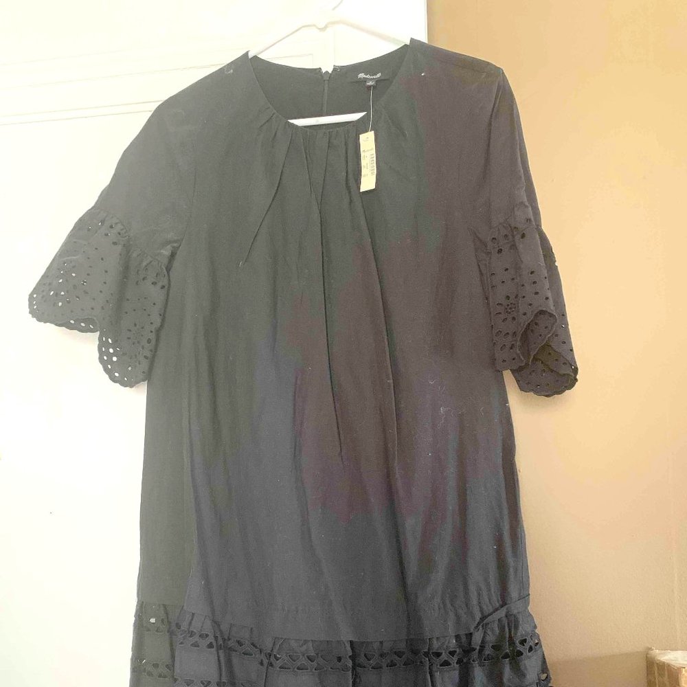 J.Crew Dress A-Line Eyelet size M NWT